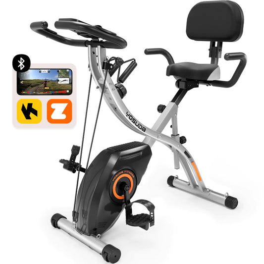 FlexiGym 5-in-1 Folding Exercise Bike with Enhanced Resistance