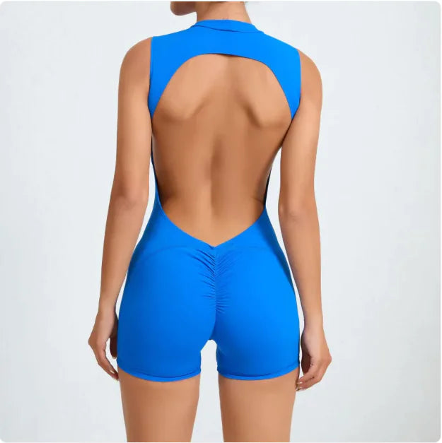 Seamless Backless Active Jumpsuit