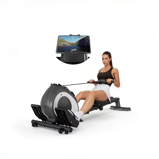 Magnetic Home Rower with Quiet Resistance